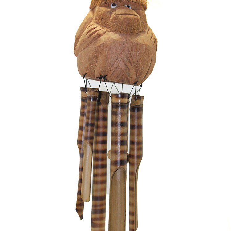 Maymun Büstü Rüzgar Çanı