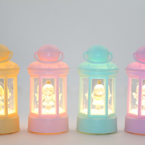 Melek Figürlü Işıklı Kar Küresi 