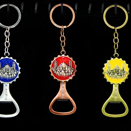 Metal Ayasofya Anahtarlık Ve Açacak Model 2 