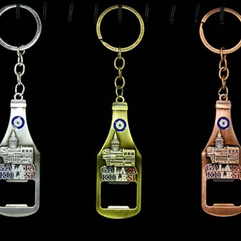 Metal Galata Kulesi Anahtarlık Ve Açacak Model 1 