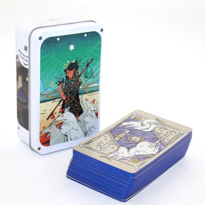Metal Kutulu Tarot Kartı White Numen