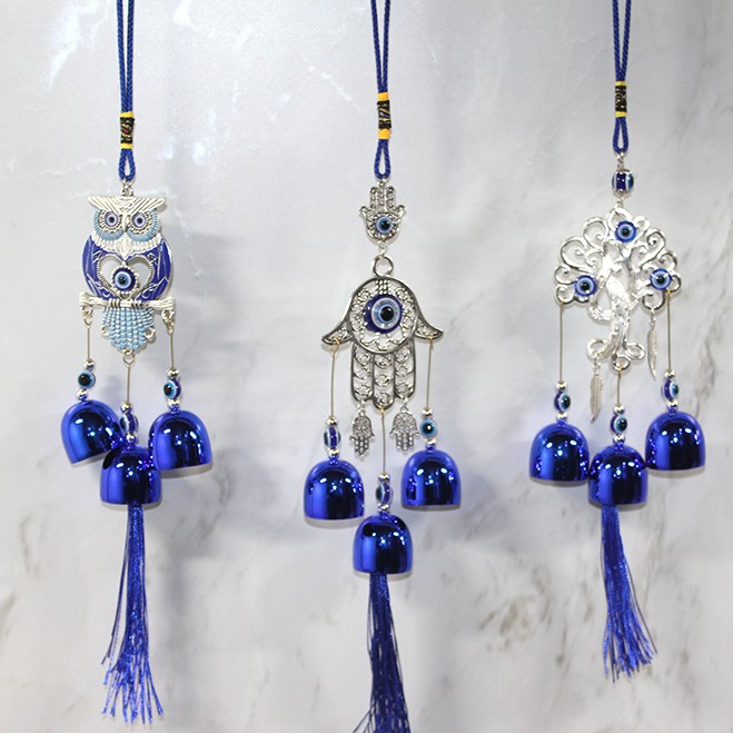 Metal Nazar Boncuğu Çan Model 6