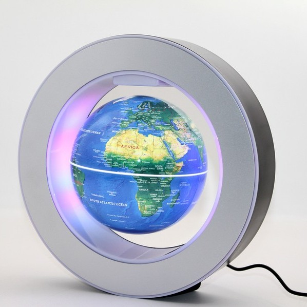 Mıknatıslı Ortada Dönen Dünya Küre Model 3 