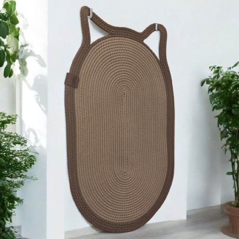 Mikopet Dekoratif Kedi Kulaklı Tırmalama Paspası 