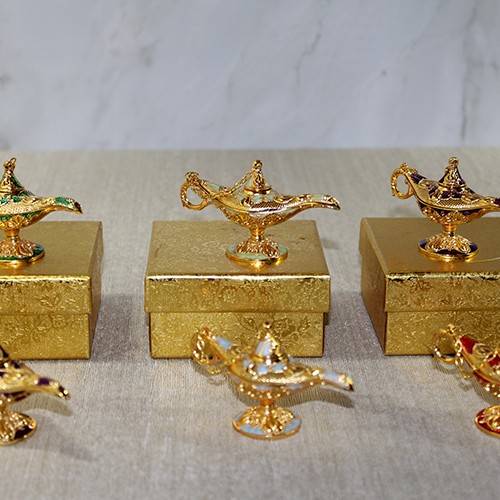 Mineli Metal Alaaddin Lambası Model 2