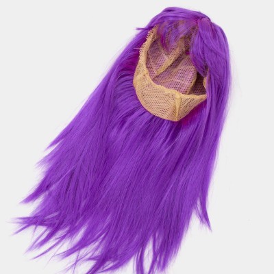 Mor Renk Düz Kesim Peruk