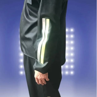 Motorcu Kurye Su Geçirmez Yağmurluk Takım - Siyah -