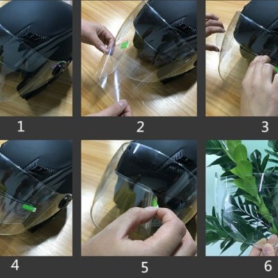 MOTOSIKLET  KASKI İÇIN YAĞMUR KAYDIRICI