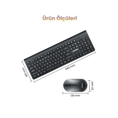 Multimedya Q Klavye Ve Mouse Seti 