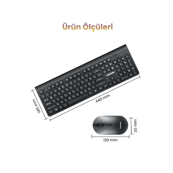 Multimedya Q Klavye Ve Mouse Seti 