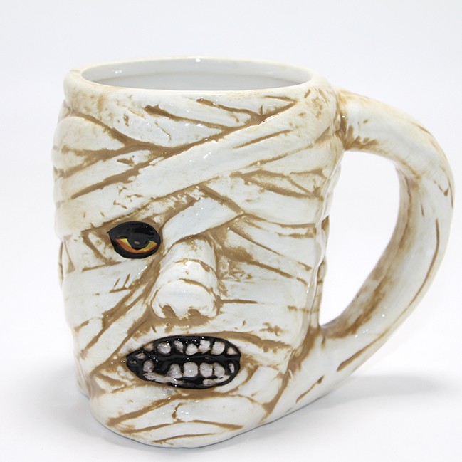 Mumya Figürlü 3D Kabartmalı Kupa Bardak 