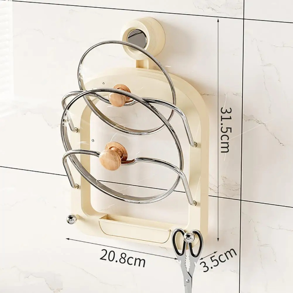 Mutfak Tava Tencere Kapak Tutucu Organizer Raf 