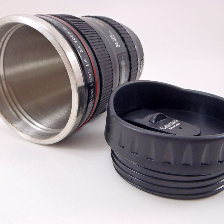 Objektif Görünümlü Termos Bardak