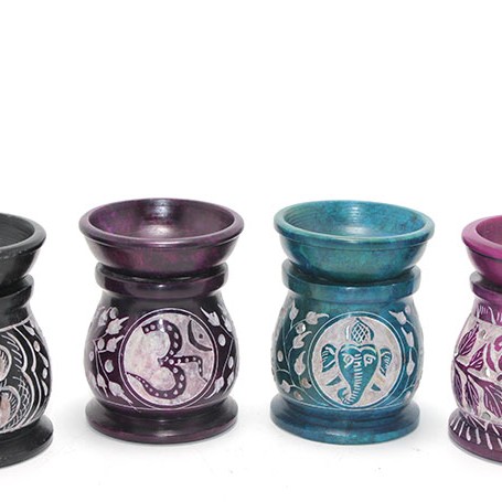 Obsidian Taşı Buhurdanlık Model 1 