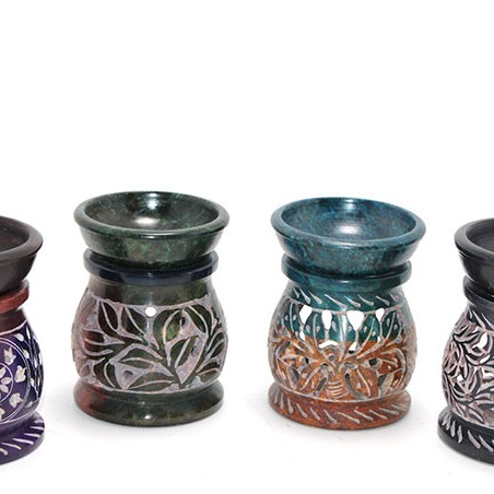 Obsidian Taşı Buhurdanlık Model 4