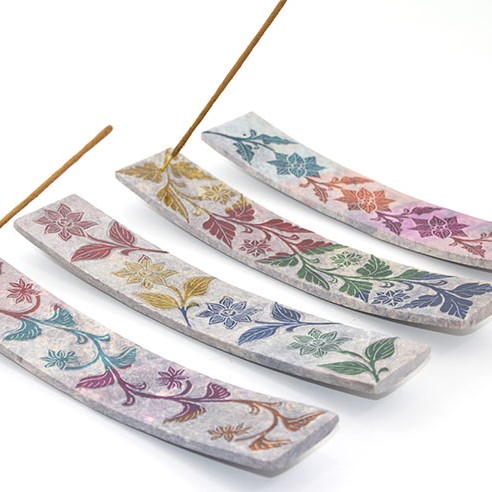 Obsidian Taşı Kayık Tütsülük 