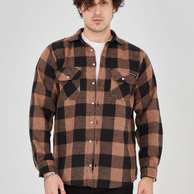 Oduncu Gömlek - Kahverengi