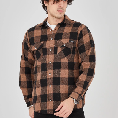 Oduncu Gömlek - Kahverengi