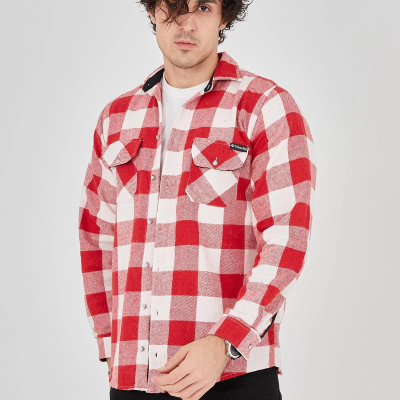 Oduncu Gömlek  - Pembe -