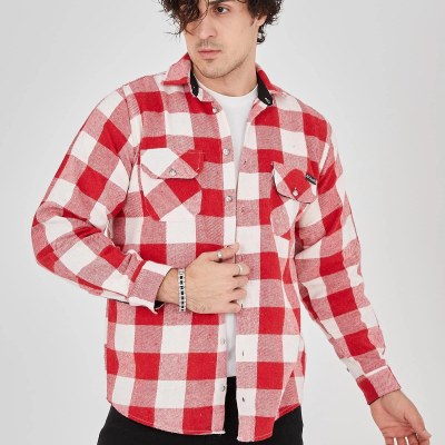 Oduncu Gömlek  - Pembe -