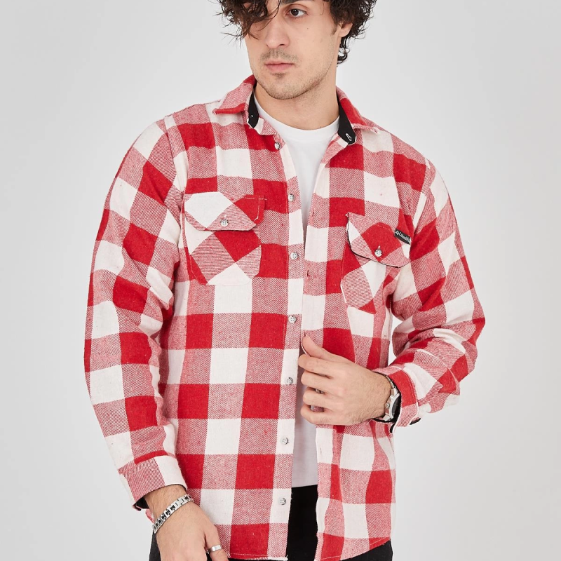 Oduncu Gömlek  - Pembe -