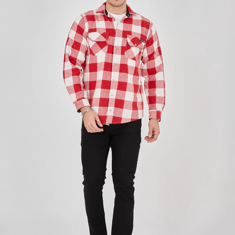 Oduncu Gömlek  - Pembe -