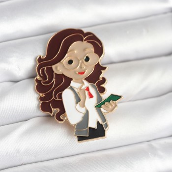 Öğretmen Figür Broş
