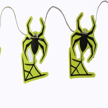 Örümcek Şekilli Asmalı Halloween Flama Banner Afiş 2 Metre