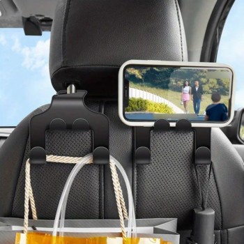 Oto Koltuk Arkası Organizer Askılık Ve Telefon Tutucu 