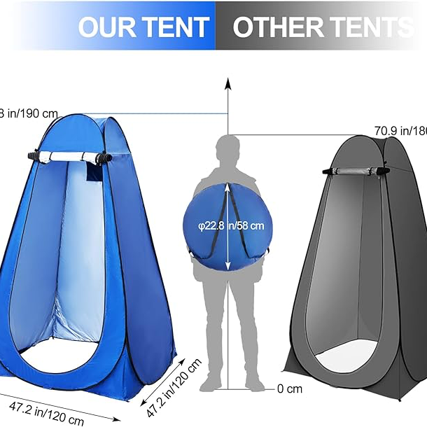 Otomatik Kamp Giyinme Çadırı