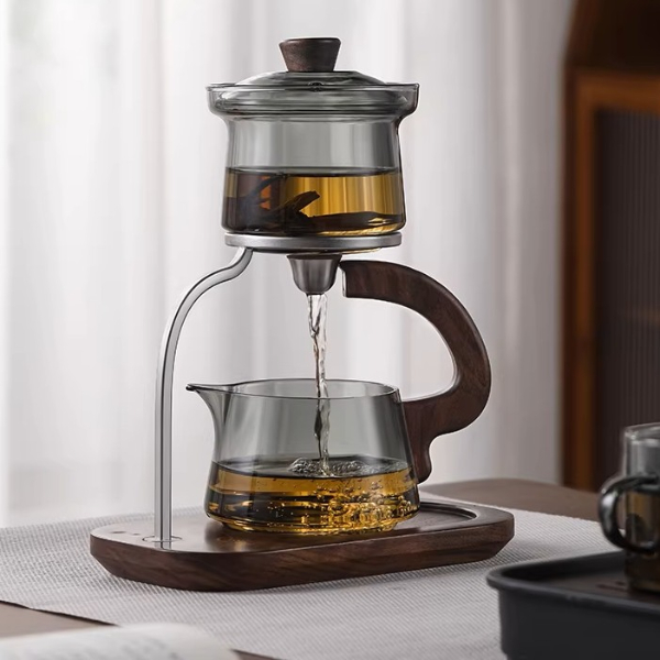 Otomatik Manyetik Borosilikat Demlik Seti 