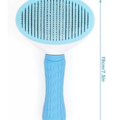 Otomatik Temizlenen Evcil Hayvan Tarağı Mavi