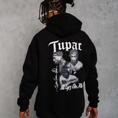 Oversize Kapüşonlu Sweat – Siyah Kol ve Etek Ribana Detaylı -