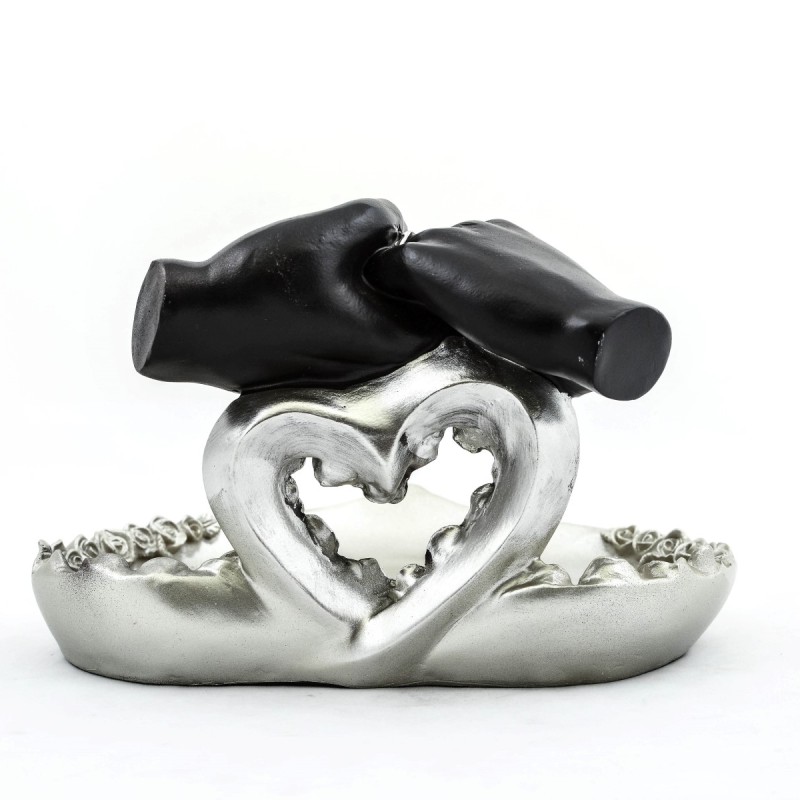 Özel Tasarım Kalpli Polyester Sunum Tepsisi 