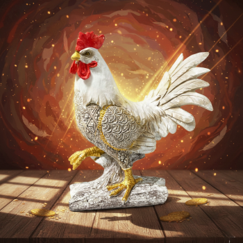 Özel Tasarım Polyester Horoz Figürü