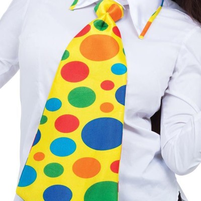  Palyaço Kravatı Lastikli Geniş Kesim 