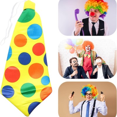  Palyaço Kravatı Lastikli Geniş Kesim 