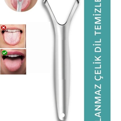 Paslanmaz Çelik Dil Temizleyici