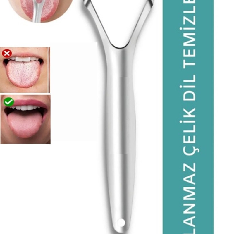 Paslanmaz Çelik Dil Temizleyici