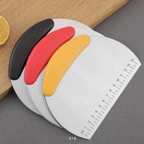 Paslanmaz Çelik Hamur Kesme ve Şekillendirme Spatulası