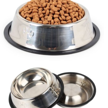 Paslanmaz Çelik Metal Mama Kabı 15 cm.