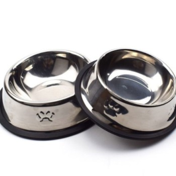 Paslanmaz Çelik Metal Mama Kabı 18 cm.