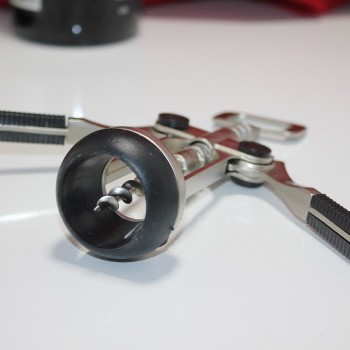 Paslanmaz Çelik Tirbuşon Şarap Açacağı Model 6