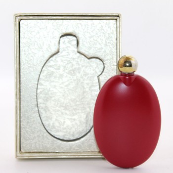 Paslanmaz Çelik Yuvarlak Matara Kırmızı Renk