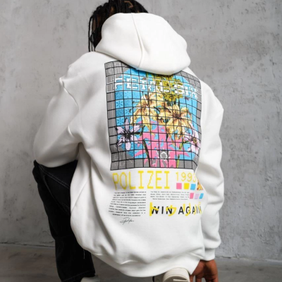 Patel Six Baskılı Kapüşonlu Sweat - Beyaz -