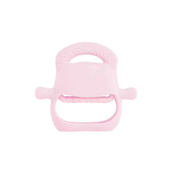 Pembe Bebek Silikon Diş Kaşıyıcı  