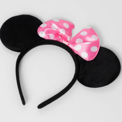 Pembe Fiyonklu Minnie Mouse Tacı 