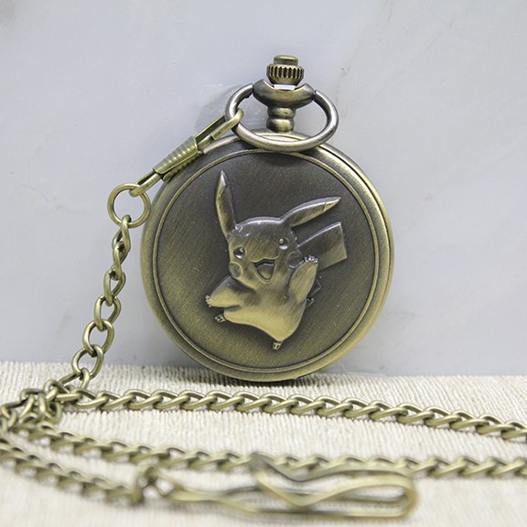 Pikachu Tasarımlı Köstekli Saat 