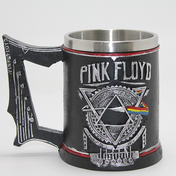 Pink Floyd Dark Side Of The Moon 3D Kabartmalı Çelik Kupa Bardak