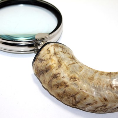 Pirinç Boynuz Saplı Büyüteç Model 1 